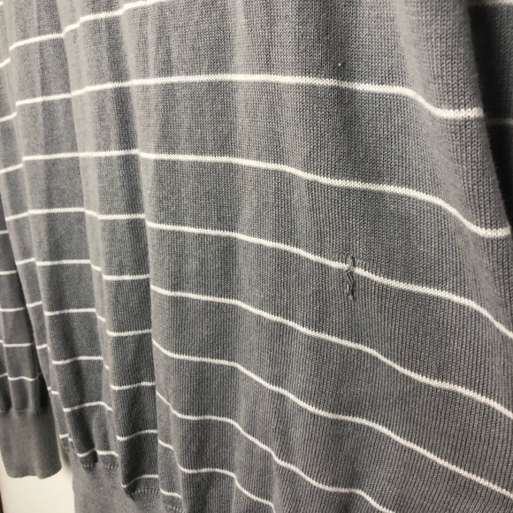 J. Crew Factory Striped V Neck Cardigan Sweater - Picture 5 of 6